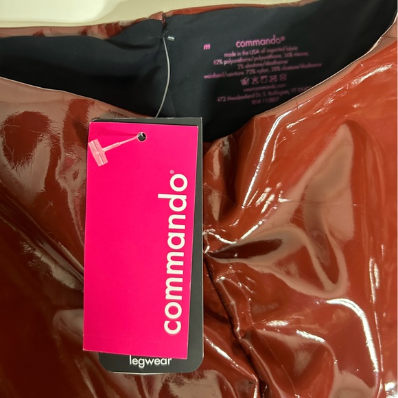 NWT COMMANDO Perfect Control Sienna Patent Leather Leggings (size M) - Picture 5 of 8